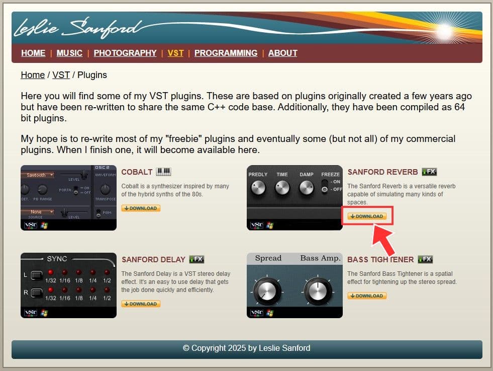 プラグインをダウンロードする